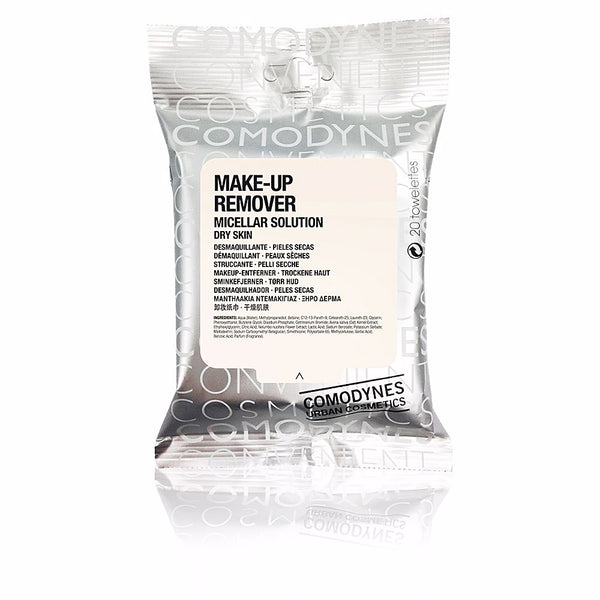 Comodynes Make-up remover miksellivesi kuivalle iholle 20 kpl | Vuodevaatteet.fi