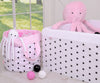 Bobono - Halattava mustekala iso - vaaleanpunainen - sileä minky