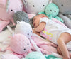 Mustekala Pehmolelu - Polka Dot Minky