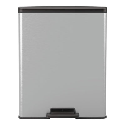 Curver Poljinroskis Deco suorakaide 65 l hopea