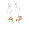 Llaveros unicornio-arcoiris bff setti 2 kpl