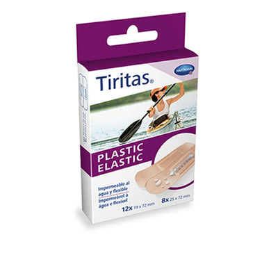 Tiritas plastic elastic valikoima 2 kokoa 20 kpl - HARTMANN