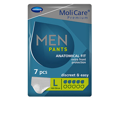 Molicare premium men imeytyvät alushousut tl 5 pisaraa 7 kappaletta - HARTMANN