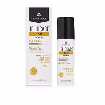 Heliocare 360° color värjätty aurinkosuojageeli öljytön spf50+ #bronze 50 ml - HELIOCARE