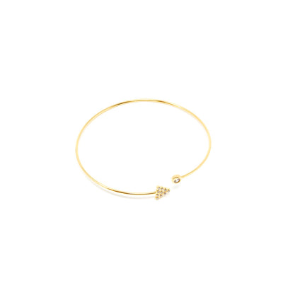 Rigid Coney Bracelet #Shiny Gold 1 U