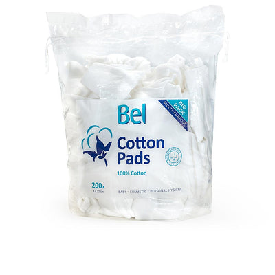 Bel cotton pads 100% puuvillaa 8x10 cm 200 kpl - BEL