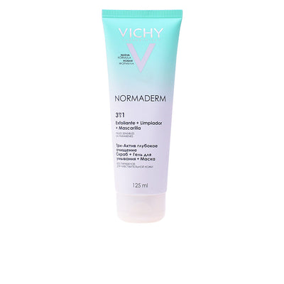 Normaderm 3 in 1 kuorinta-aine, puhdistusaine ja naamio 125 ml - VICHY