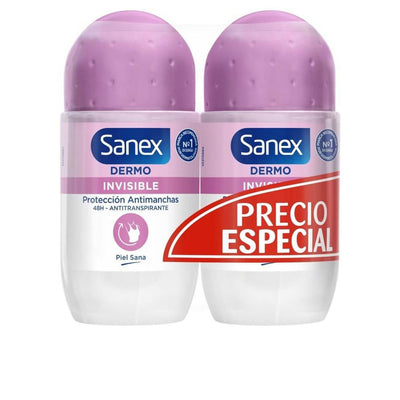 Dermo invisible rulla-deodorantti duo 2 x 50 ml - SANEX