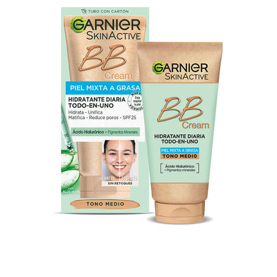 Skinactive bb cream sekaiholle ja rasvoittuvalle iholle spf25 #medium 50 ml - GARNIER