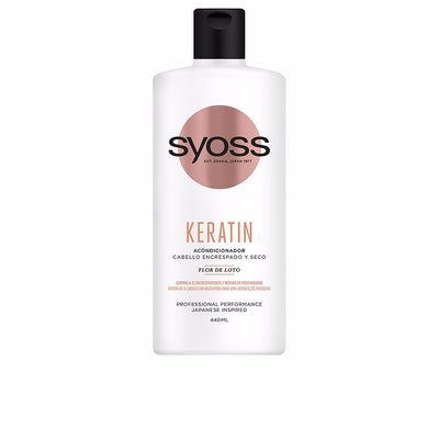 Keratin hoitoaine pörröisille ja kuiville hiuksille 440 ml - SYOSS