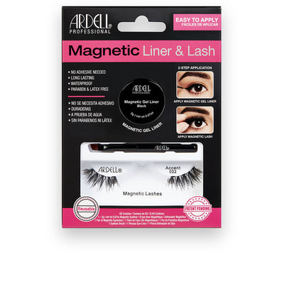 Magnetic liner & lash accent ripset #002 + geelirajauskynä 3 kpl. - ARDELL