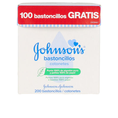 Baby bastoncillos 100% puuvillaa - paperitikut 200 kpl - JOHNSON'S