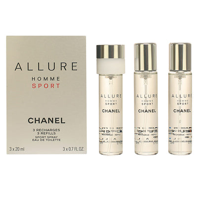 Allure homme sport vaihtopakkaukset 3 x 20 60 ml - CHANEL