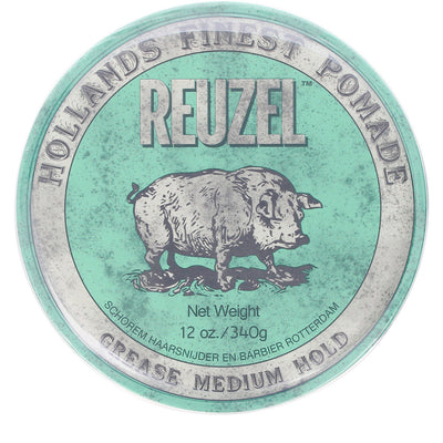 Green Pomade Medium Hold Grease 113 Gr