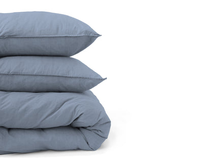 Sininen pussilakanasetti Denim Stone Washed