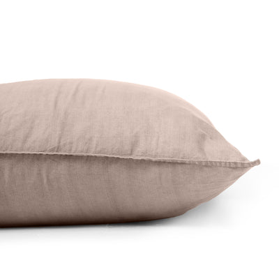 Vaaleanpunainen pussilakanasetti Denim Stone Washed