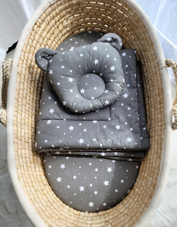 My Sweet Baby - Teddy-peitto ja tyyny 2-osainen setti mini stars