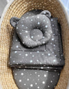 My Sweet Baby - Teddy-peitto ja tyyny 2-osainen setti mini stars