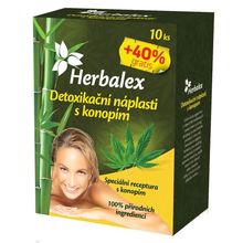 Herbamedicus - Detox-laastarit hampulla 10 ks + 40% Gratis