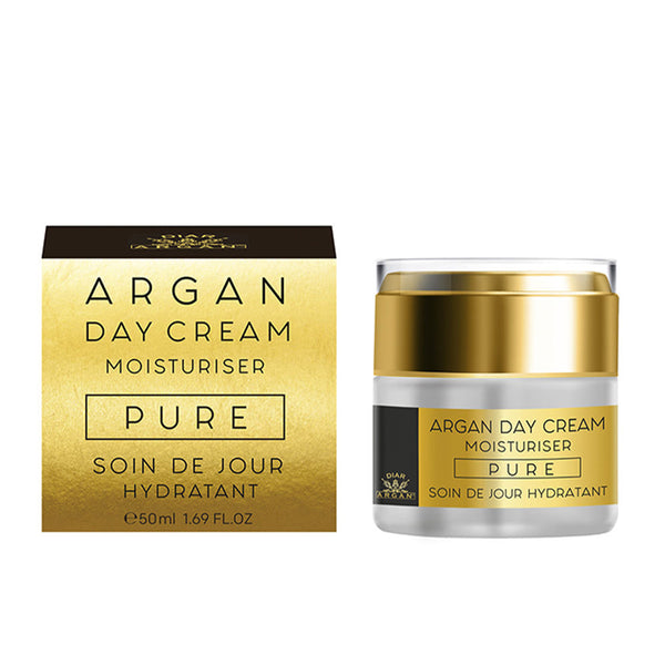 Diar Argan Crema de día hidratante puhdasta arganöljyä ja sheavoita 50 ml | Vuodevaatteet.fi
