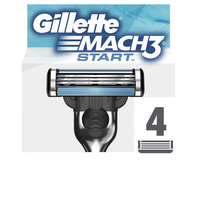 Mach 3 start -laturi ja 4 varaosaa - GILLETTE