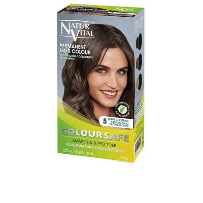 Coloursafe kestoväri #5-vaalea ruskea - NATUR VITAL