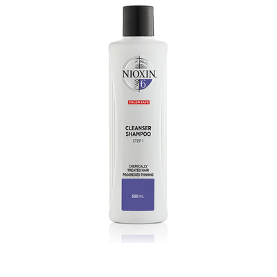 Sistema 6 - shampoo - kemiallisesti käsitellyille ja erittäin heikentyneille hiuksille - vaihe 1 300 ml - NIOXIN