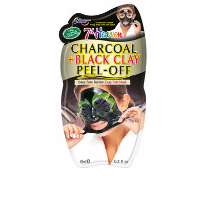 Peel-off aktiivihiili + musta savi -naamio 10 ml - 7TH HEAVEN