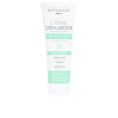 Hair removal cream aloe vera -uute 125 ml - BYPHASSE