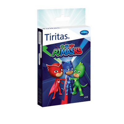 Pj masks -laastarit, eri kokoja, 3 kokoa, 12 kpl - HARTMANN