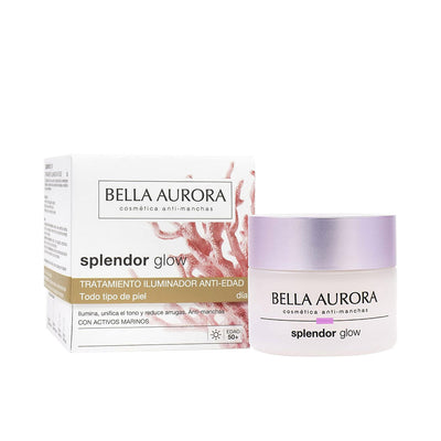 Splendor glow ikääntymistä vastaan päiväaikainen valaiseva hoito 50 ml - BELLA AURORA