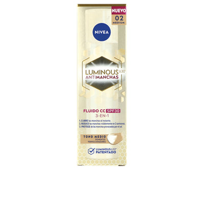 Luminous 630º anti stain cc-fluidi spf30 #medium 40 ml - NIVEA