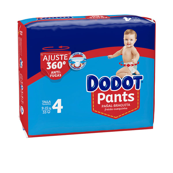 Dodot pants vaippahousut koko 4 9-15 kg 33 kpl | Vuodevaatteet.fi