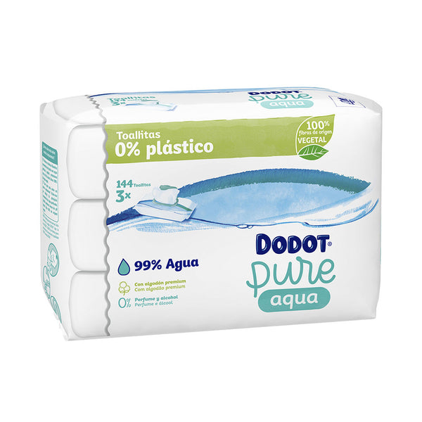 Dodot Pure Total Care 99% Water Wet Wipes 144 U | Vuodevaatteet.fi