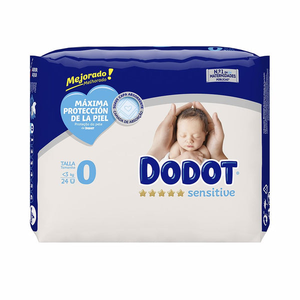 Dodot sensitive rn koko 0 vaipat alle 3 kg 24 kpl | Vuodevaatteet.fi
