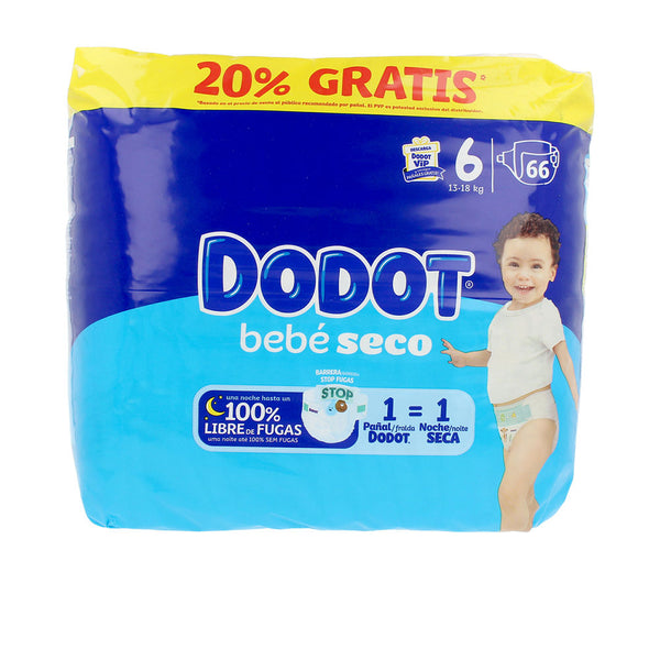 Dodot Stages Size 6 Diapers 13-18 Kg 66 Units | Vuodevaatteet.fi