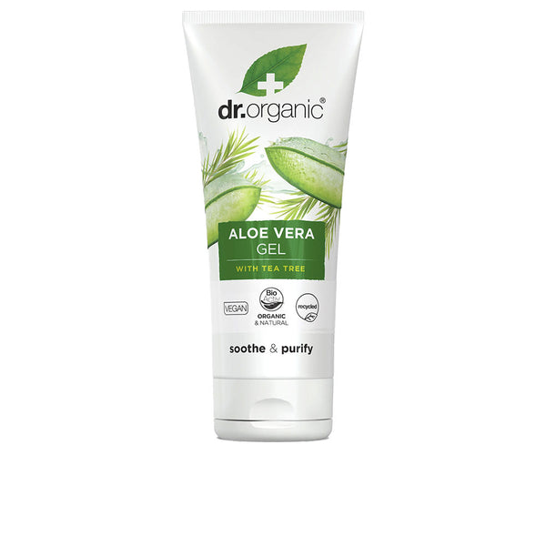 Dr. Organic Aloe Vera Gel With Tea Tree 200 Ml | Vuodevaatteet.fi