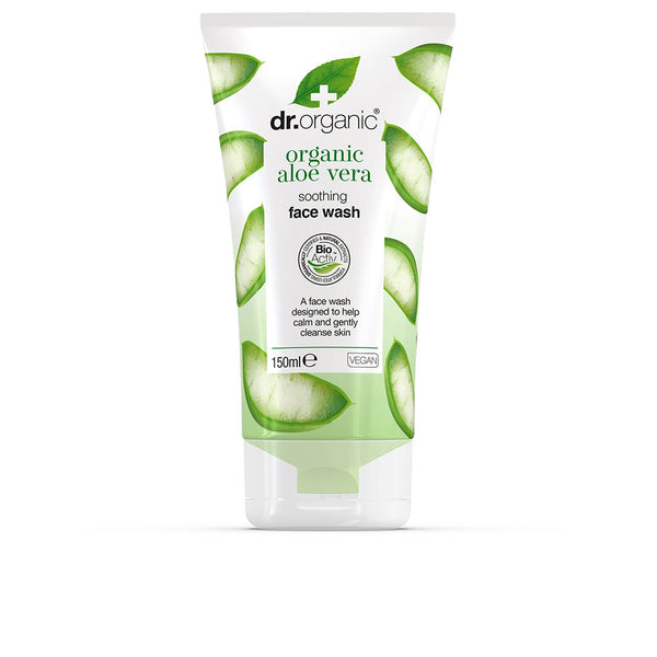 Dr. Organic Aloe vera kasvojenpuhdistusaine 150 ml | Vuodevaatteet.fi