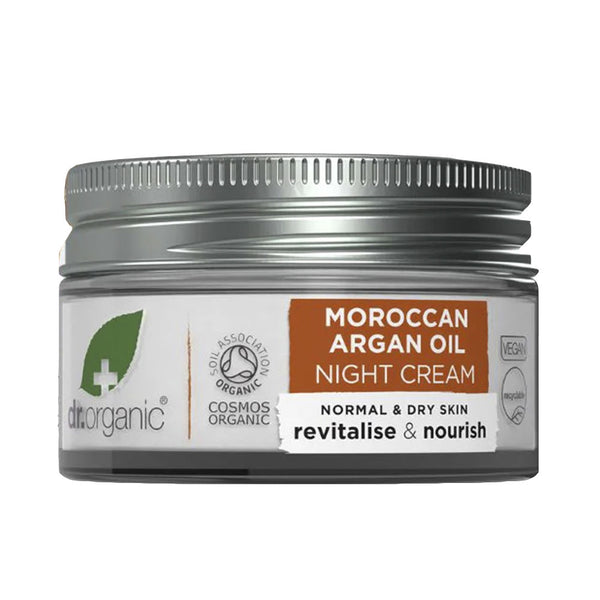 Dr. Organic Argan Night Cream 50 Ml | Vuodevaatteet.fi