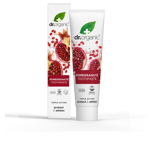 Dr. Organic Pomegranate hammastahna 100 ml | Vuodevaatteet.fi