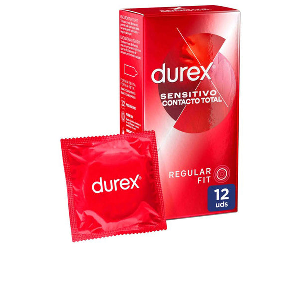Durex Sensitive total contact super fine kondomit 12 kpl | Vuodevaatteet.fi