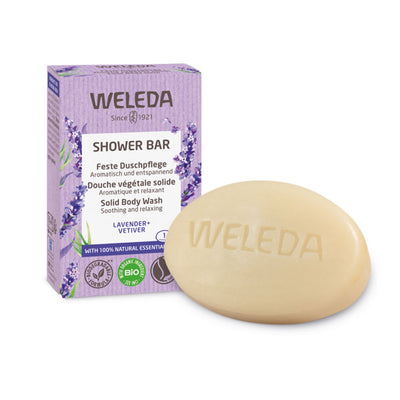 Shower bar rentouttava kiinteä suihkusaippua 75 gr - WELEDA