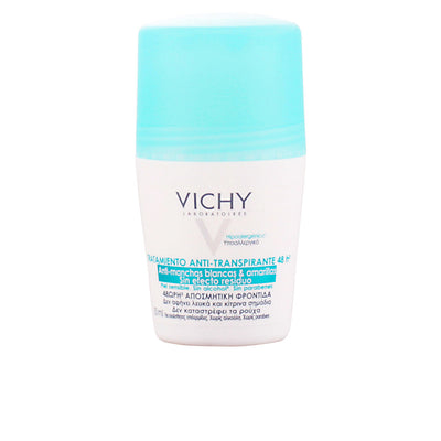 Deo hikoilunestoaine valkoisia tahroja vastaan 48h roll-on 50 ml - VICHY