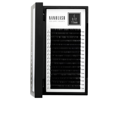 Volume lashes tekoripset 0.12 c #11 mm 1 kpl - NANOLASH
