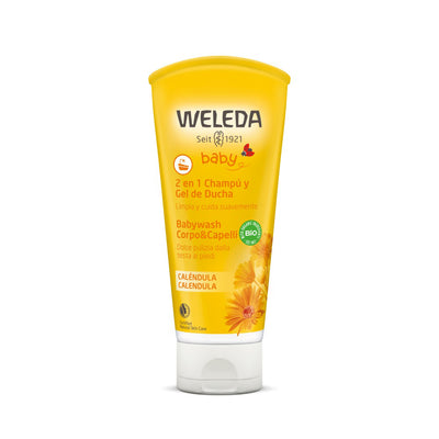 Baby calendula shampoo ja suihkugeeli 200 ml - WELEDA