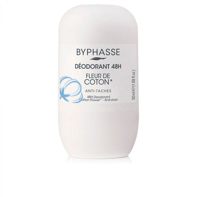 Deodorant 24h puuvillankukka (roll-on) 50 ml - BYPHASSE