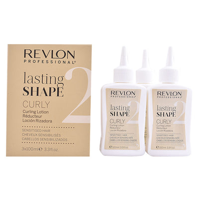 Lasting shape curling lotion sensitive hair 3 x 100 ml - REVLON