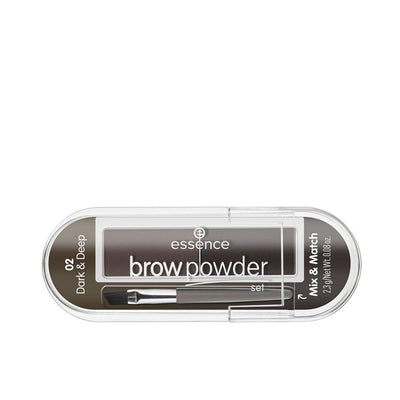 Brow powder kulmakarvajauhe #02-dark & deep 2,3 gr - ESSENCE
