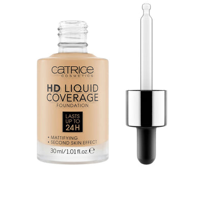 Hd liquid coverage foundation kestää jopa 24h #036-hazelnut 30 ml - CATRICE