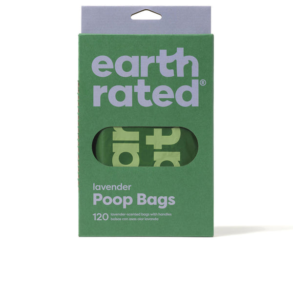 Earth Rated koirankakkapussit laventelintuoksu 120 kpl | Vuodevaatteet.fi